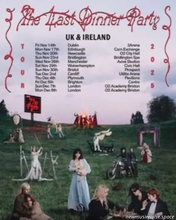 The Last Dinner Party has announced an extensive headline tour for 2025/2026.