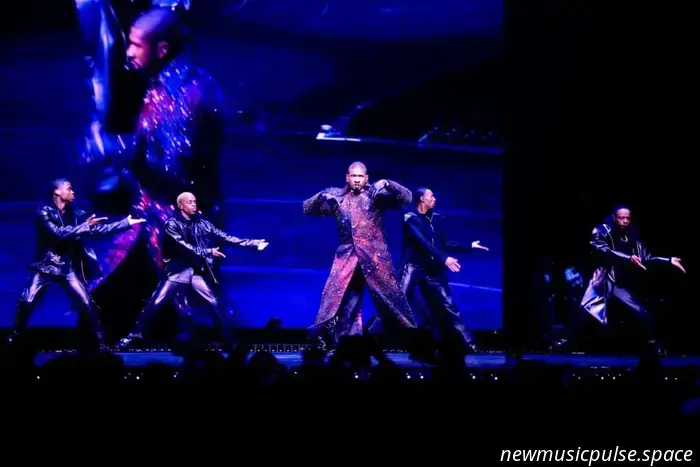 Usher's O2 Arena series concludes with an extravagant finale.
