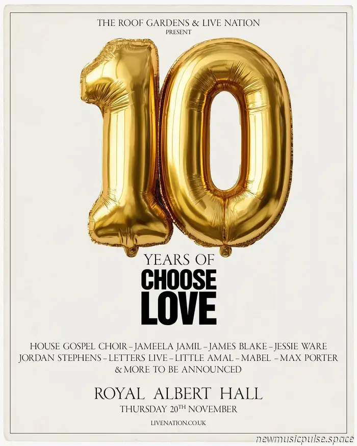 James Blake, Jessie Ware und weitere für das Benefizkonzert '10 Years Of Choose Love' in der Royal Albert Hall angekündigt