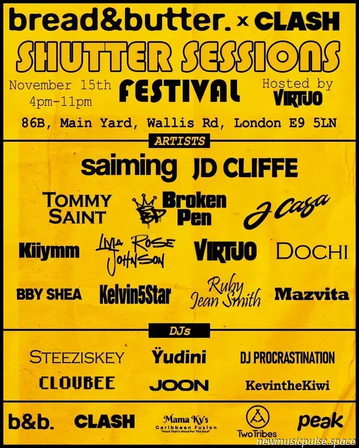 The Shutter Sessions Festival is set to return to Hackney Wick on Saturday, November 15th.