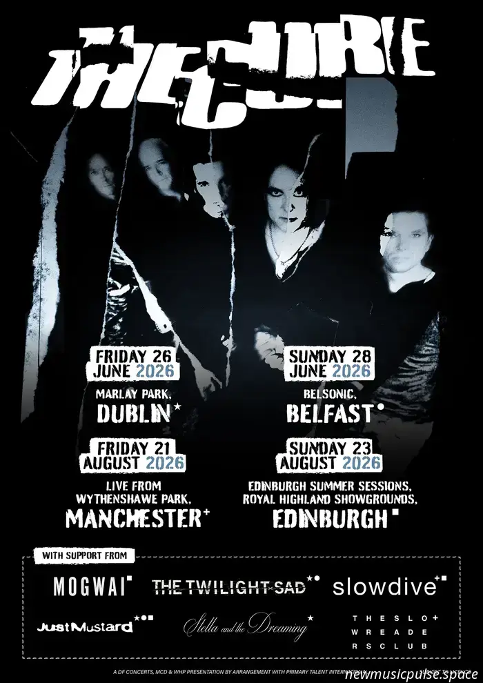 The Cure anuncian conciertos en Edimburgo, Mánchester, Belfast y Dublín