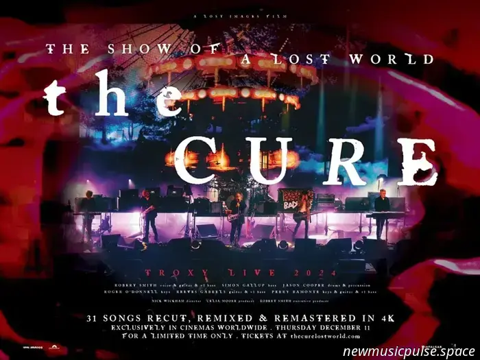 I The Cure portano ‘The Show Of A Lost World’ nelle sale cinematografiche di tutto il mondo.