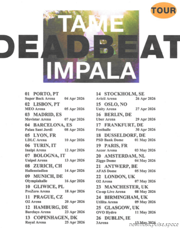 Tame Impala annunciano un enorme tour nel Regno Unito; come acquistare i biglietti