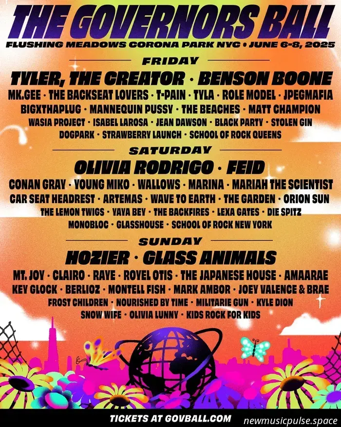 Preview del Governors Ball Music Festival 2025: Modern &amp; Long Beloved Voices in uno dei festival musicali più iconici della East Coast-Atwood Magazine