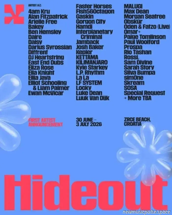 Hideout Festival 2026: Initial Lineup Announced