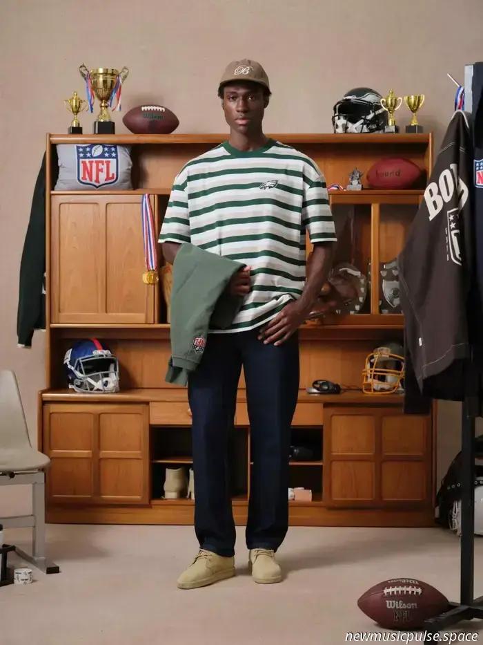 Die NFL-Kapselgarderobe von bound vereint klassische Workwear mit allamerikanischem Preppy-Stil.