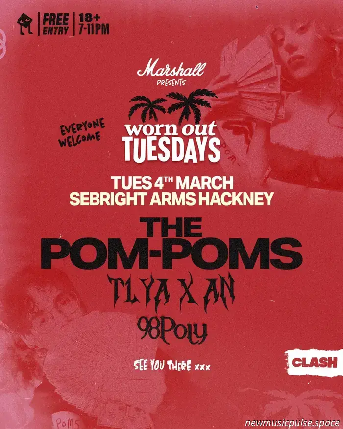 Marshall Headphones y Clash Magazine Presentan Desgastados Los martes En Sebright Arms