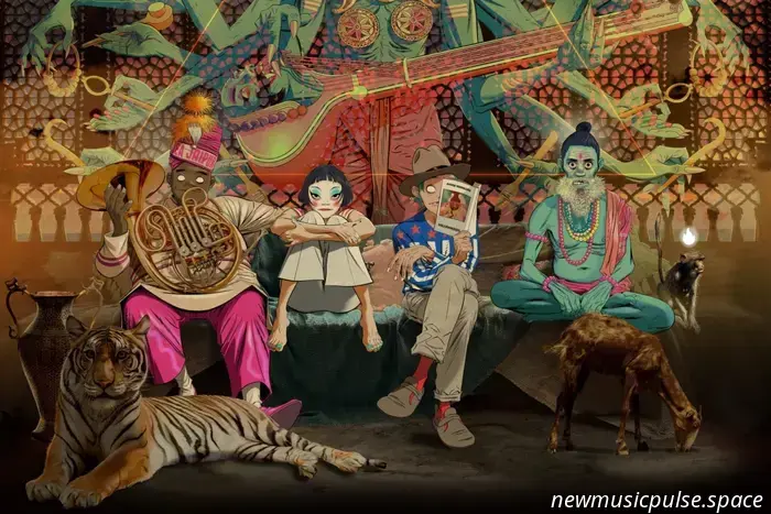 Gorillaz bestätigen ihr neuntes Album „The Mountain“ mit einer neuen Zusammenarbeit mit Sparks, „The Happy Dictator“.