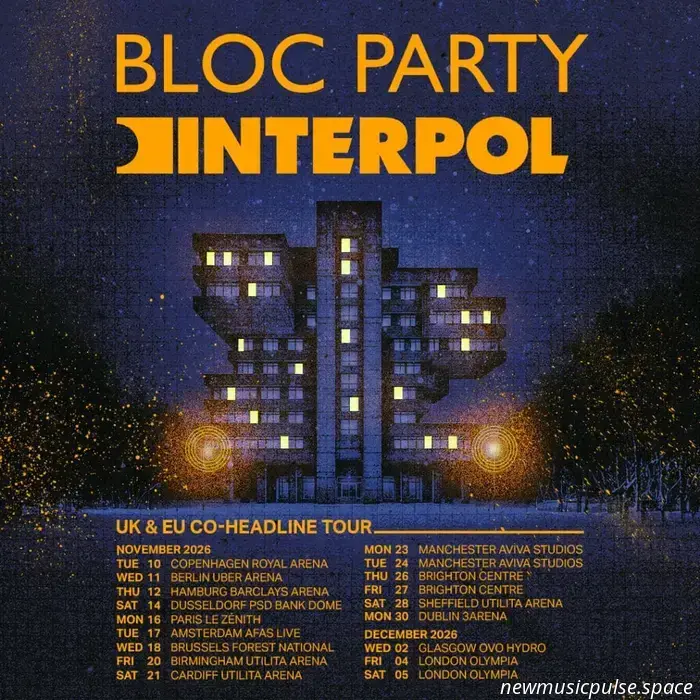 Bloc Party and Interpol Announce Joint Tour Across the UK and Europe
