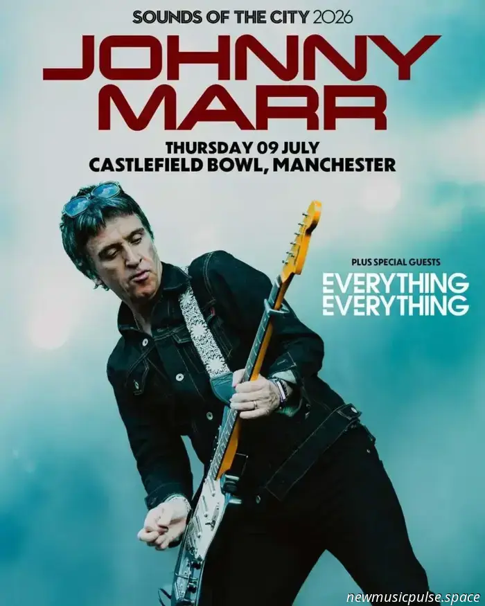Johnny Marr Declares Major Concert at Manchester's Castlefield Bowl