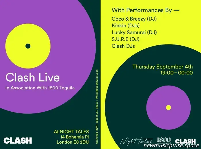 Clash Live Featuring Coco & Breezy, Kin Kin, and More Night Tales on Thursday, September 4th.