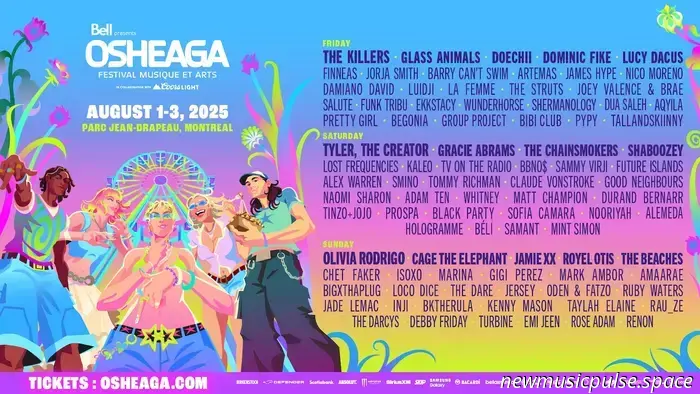 Anteprima del festival: Osheaga 2025 promette di essere un festival come nessun altro – e Atwood ti copre - Atwood Magazine