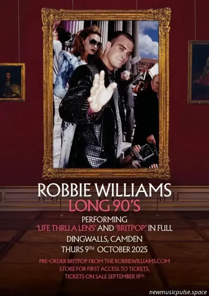 Robbie Williams conferma un concerto intimo e unico ai Dingwalls di Londra