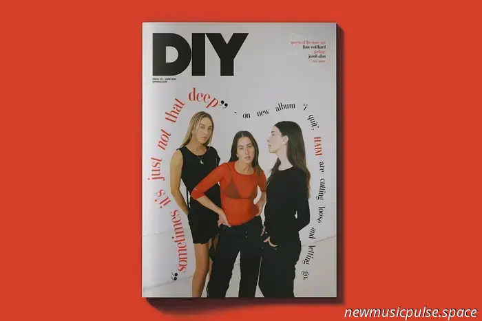 HAIM graces the cover of DIY's June 2025 edition!