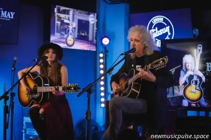 Brian May lanza Gibson Acústica de 12 Cuerdas