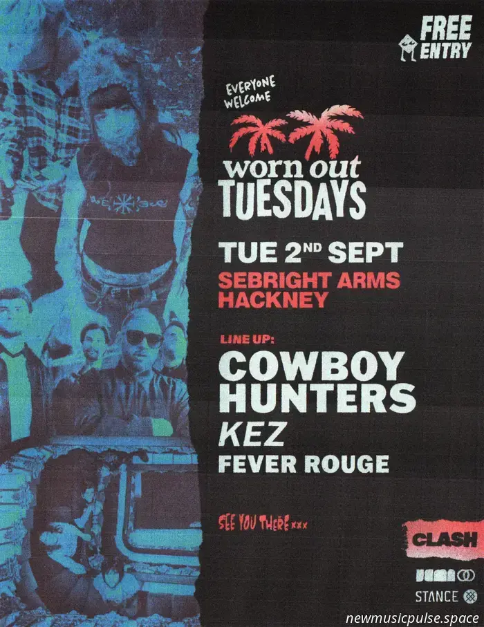 Worn Out Tuesdays в The Sebright Arms возвращается завтра, во вторник, 2 сентября.