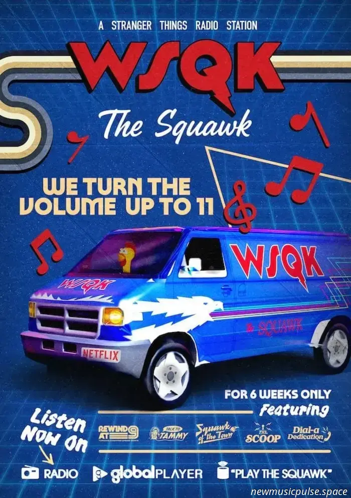 Stranger Things startet Pop-up-Radiosender WSQK „The Squawk“