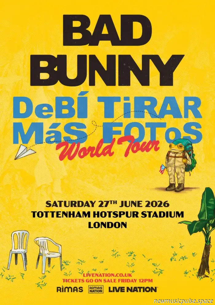 Bad Bunny Announces Concert at Tottenham Hotspur Stadium; Ticket Purchase Details