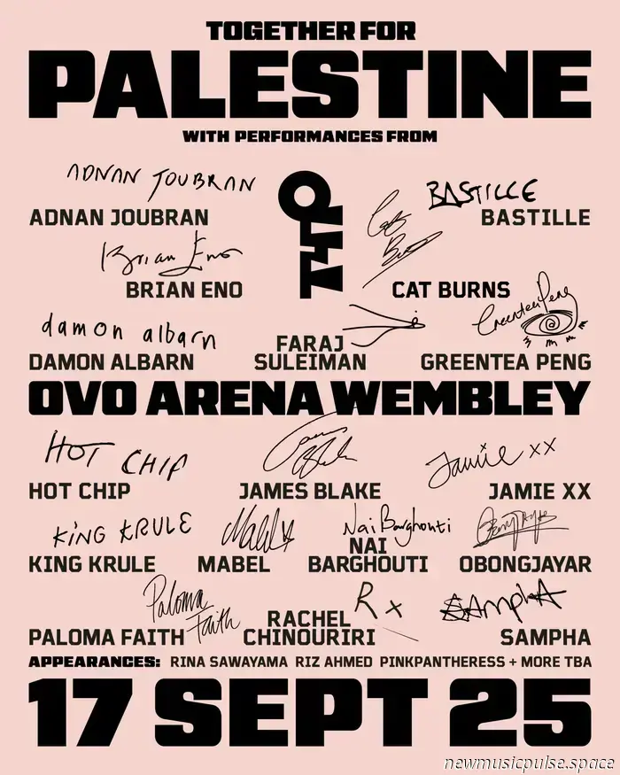 Veranstaltung „Gemeinsam für Palästina“ am OVO Arena Wembley angekündigt