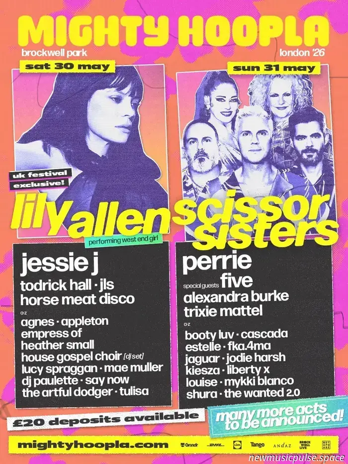 Mighty Hoopla 2026: Lily Allen and Scissor Sisters to Lead the Lineup