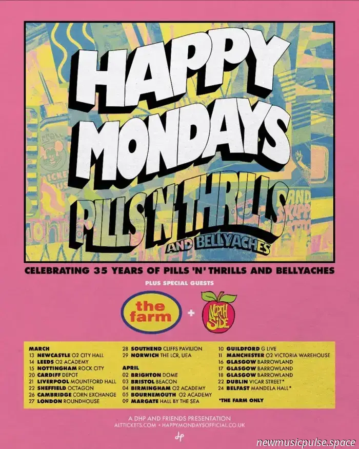 Happy Mondays annunciano un massiccio tour nel Regno Unito per il 2026